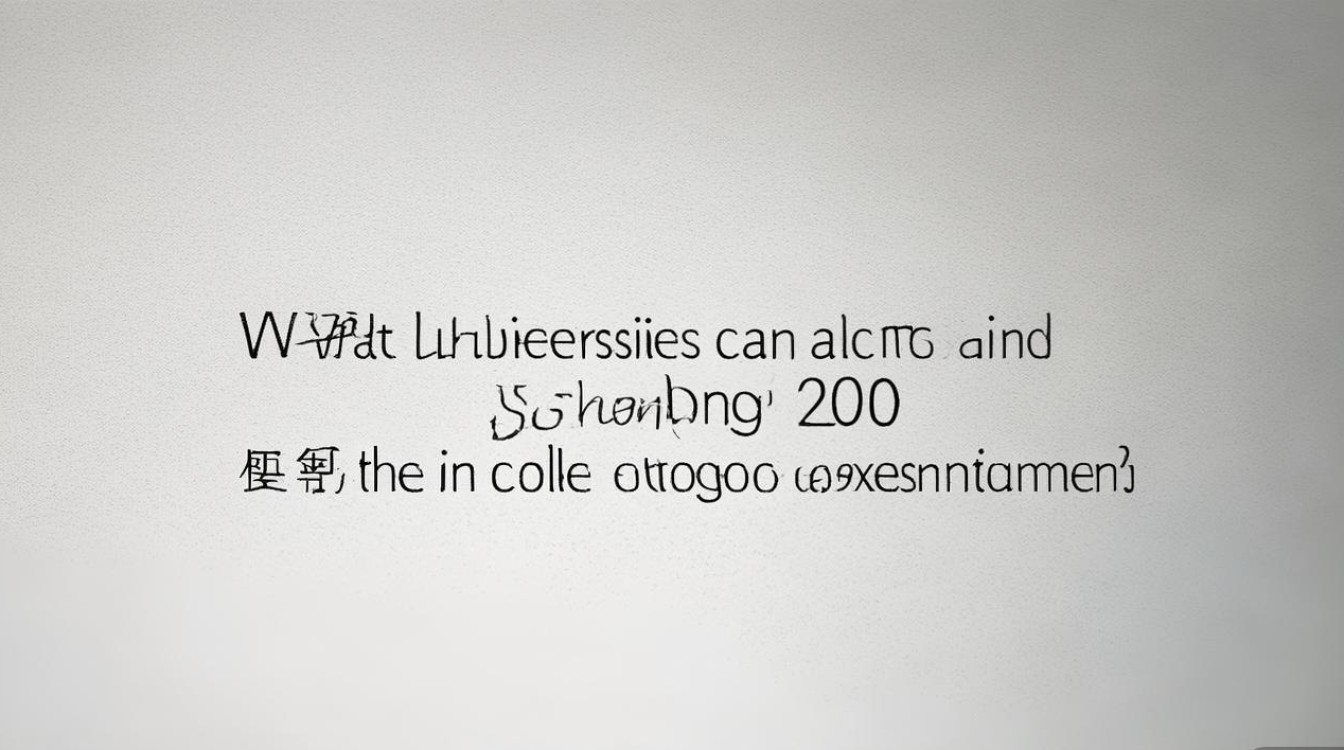 山东高考200分上什么大学