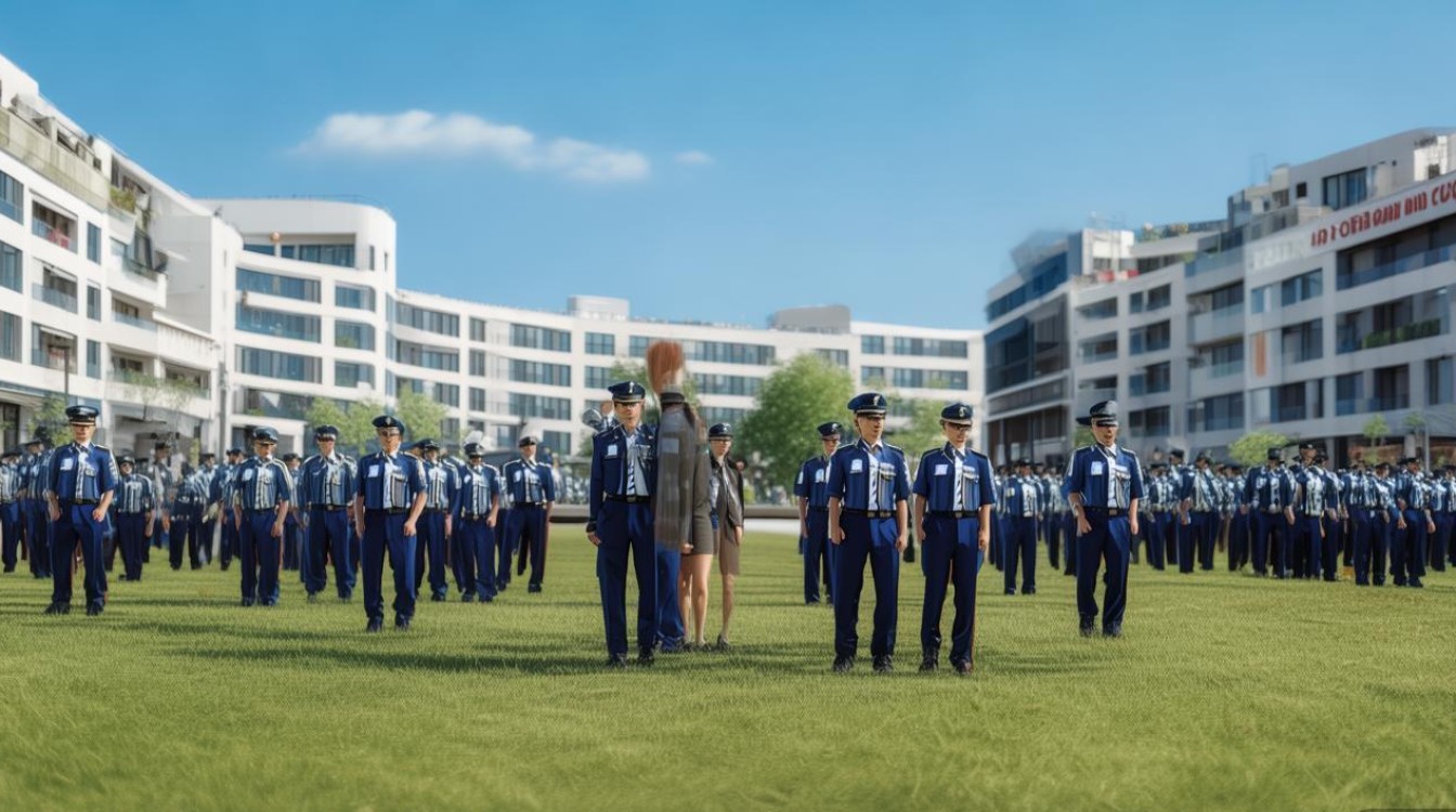 沈阳职业学院军训