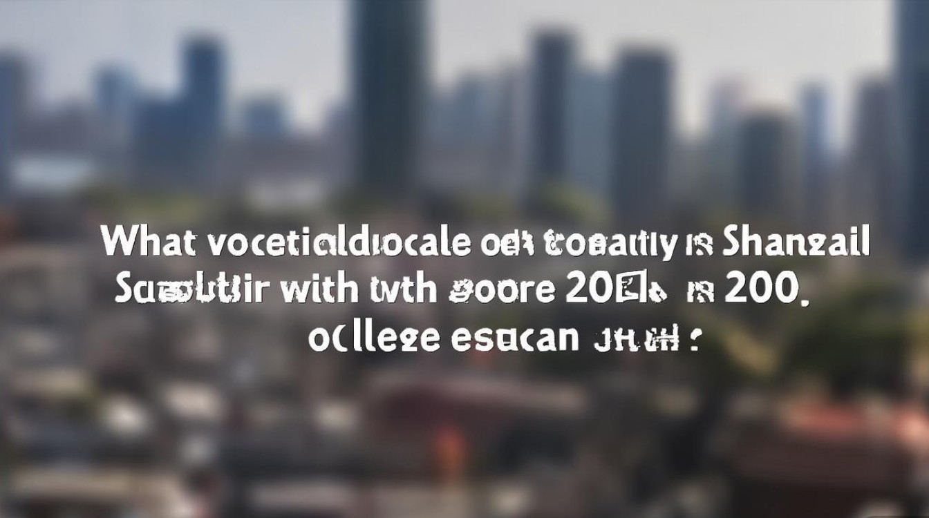上海高考200分能上什么专科学校？