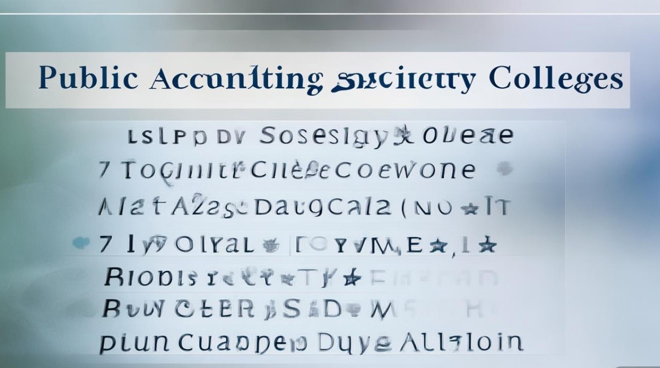 公办会计专业专科学校排名