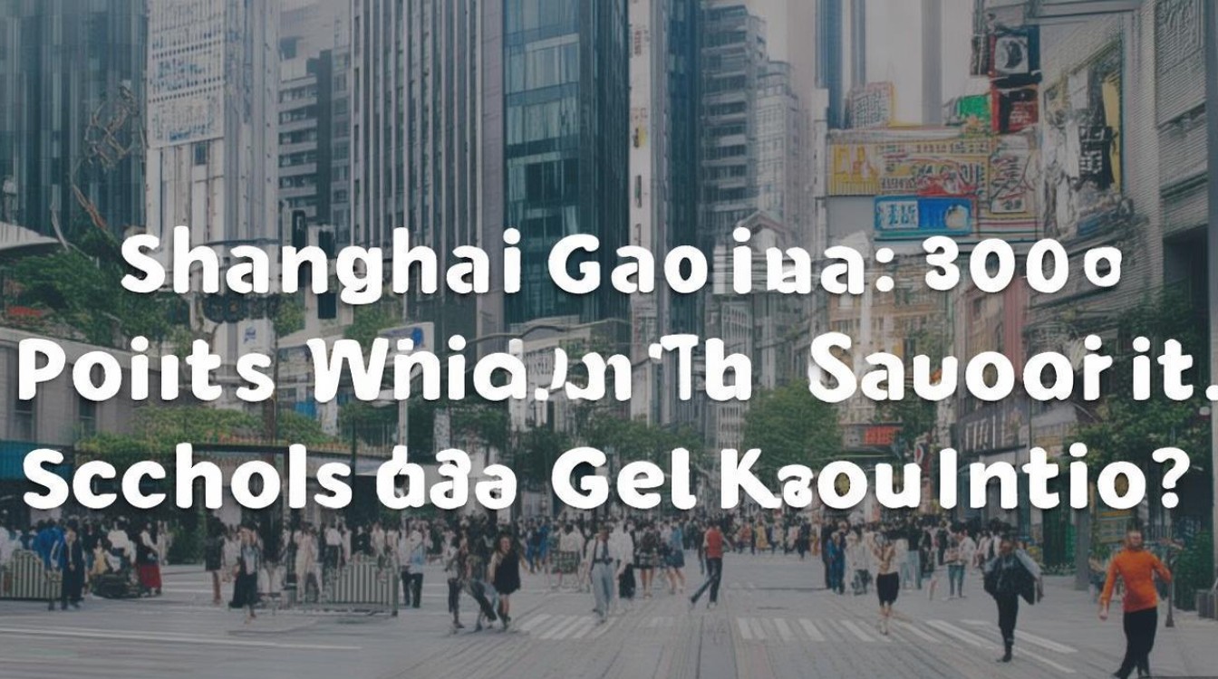 上海高考300分能上什么公办学校？