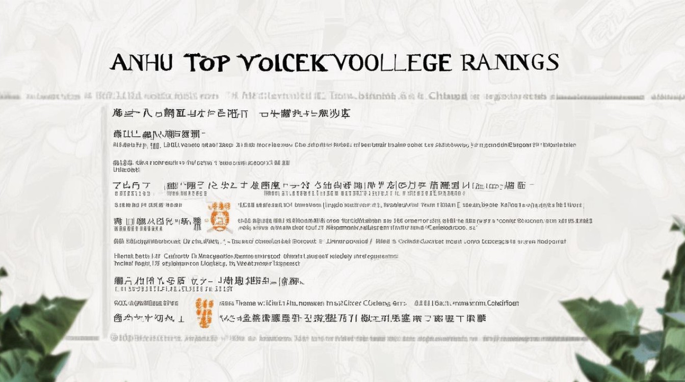 安徽就业前十专科学校排名，附安徽十大最好专科学校，安徽就业好的专科学校有哪些？-安徽十大专科排名推荐