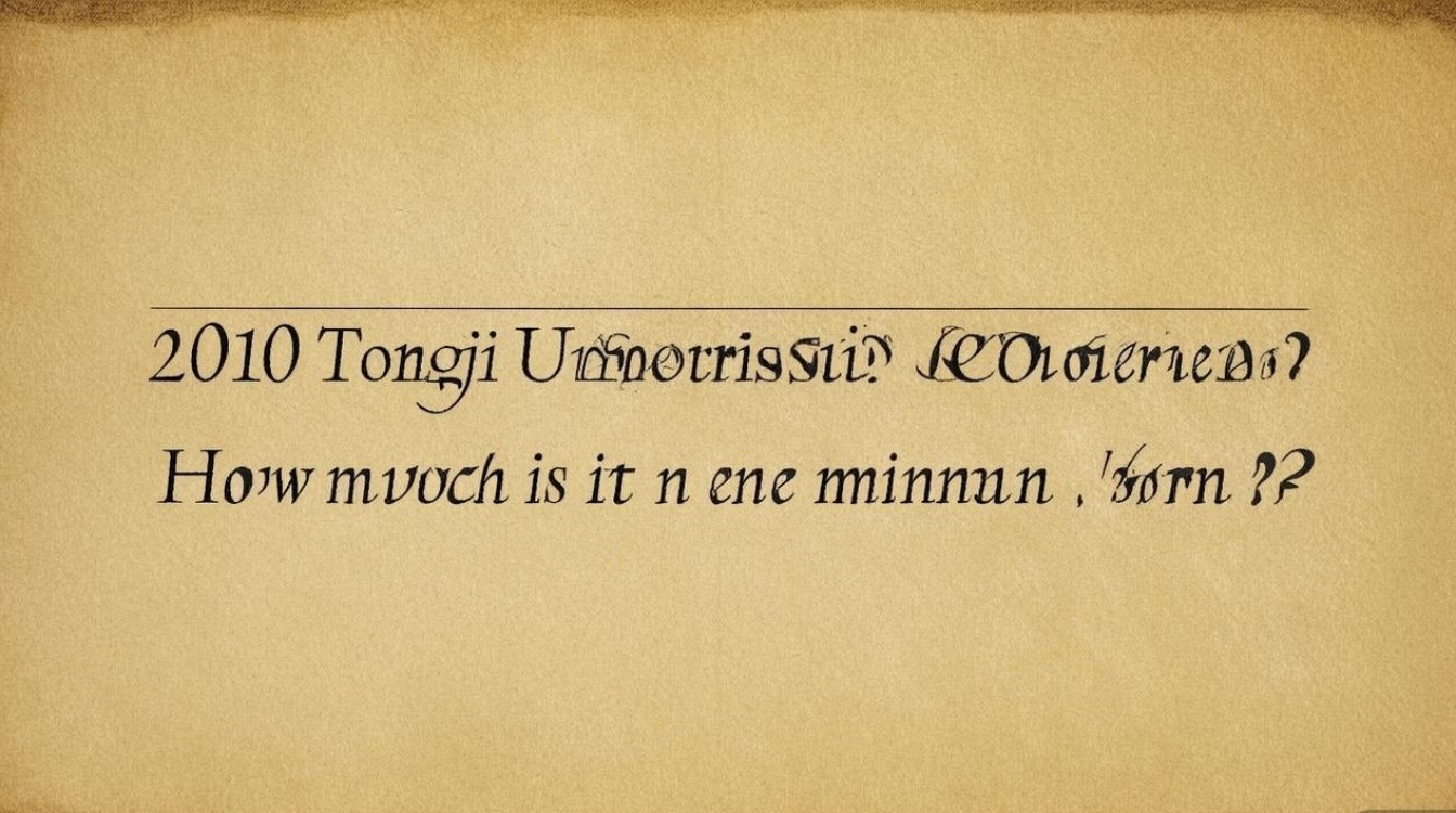 2010同济大学录取分数线是多少，最低多少分？