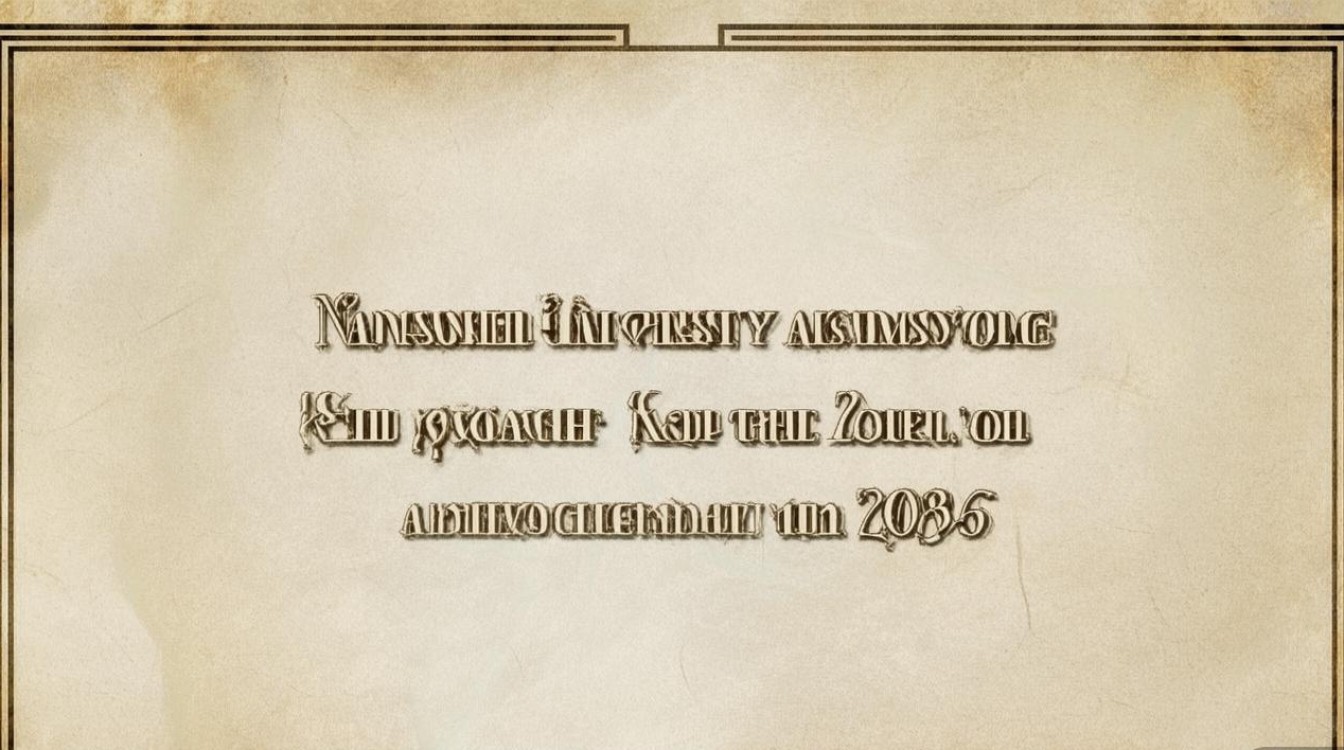 南森大学录取分数线是多少？2026年申请难度大不大