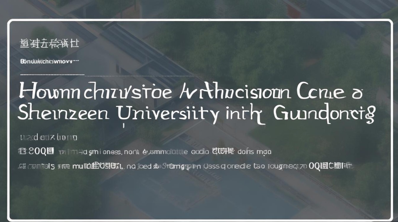深圳大学广东录取分是多少，深大最低要多少分？