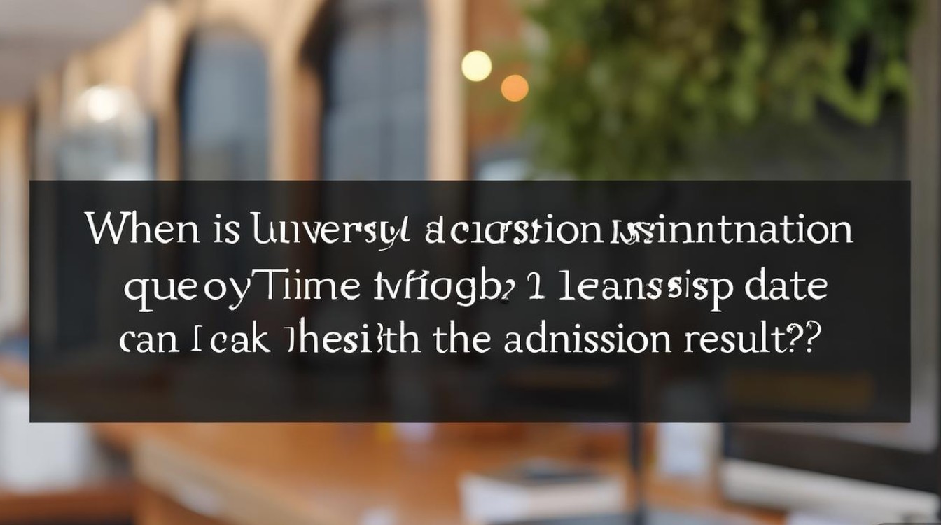 大学录取信息查询时间是什么时候，具体几号能查到录取结果？