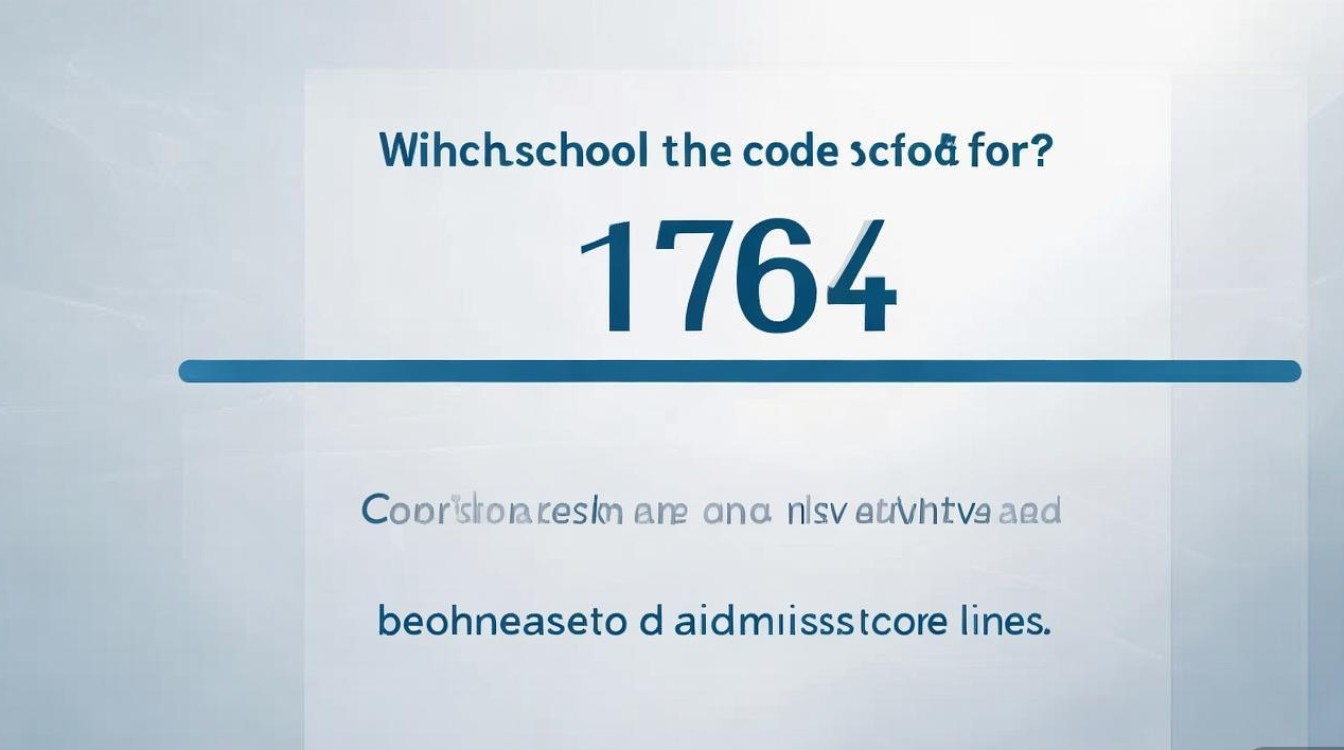大学录取代码 1764 是哪所学校?1764 代码对应高校及历年录取分数线 大学录取代码 1764 是哪所学校?1764 代码对应高校及历年录取分数线