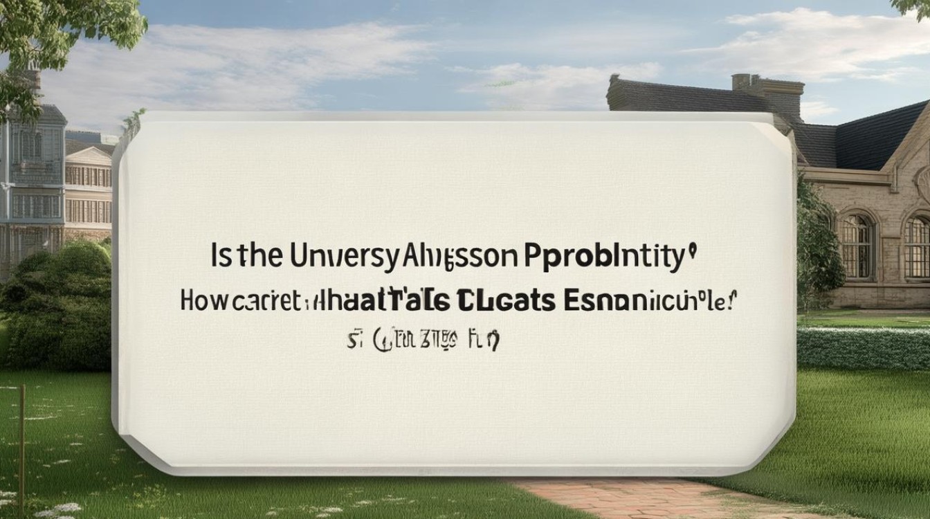 大学录取概率测试准吗？如何免费测算录取几率？