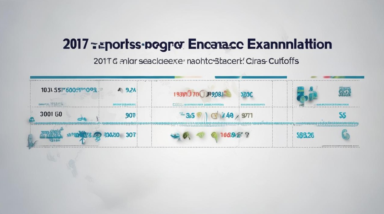 2017年体育高考录取分数线