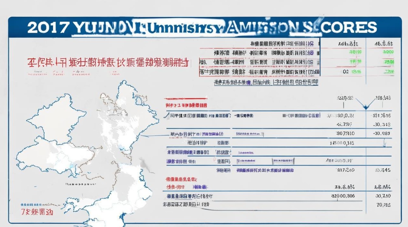2017年云南高校录取分数线