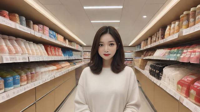 女生经营抖音小店